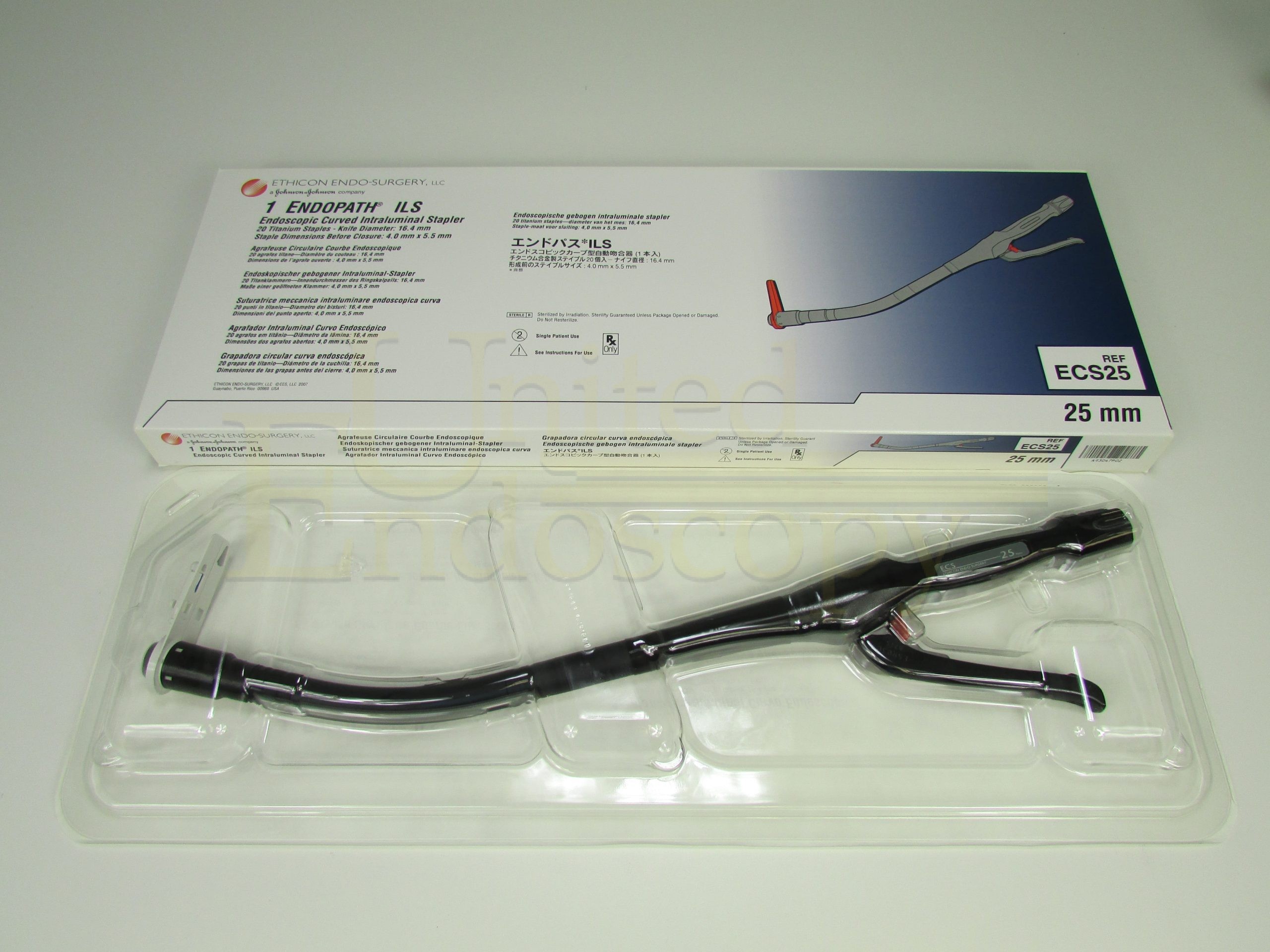 Ethicon 25mm Endoscopic Curved Intraluminal Stapler | United Endoscopy