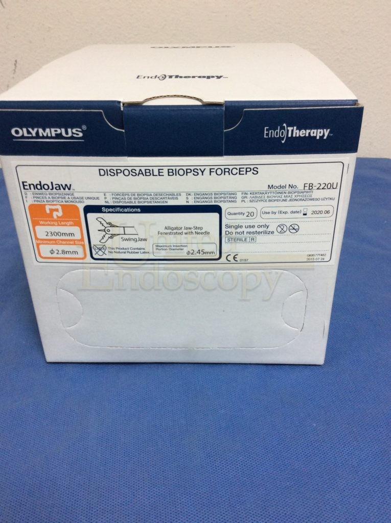 Olympus Disposable Biopsy Forceps (Swing Jaw) FB220U United Endoscopy