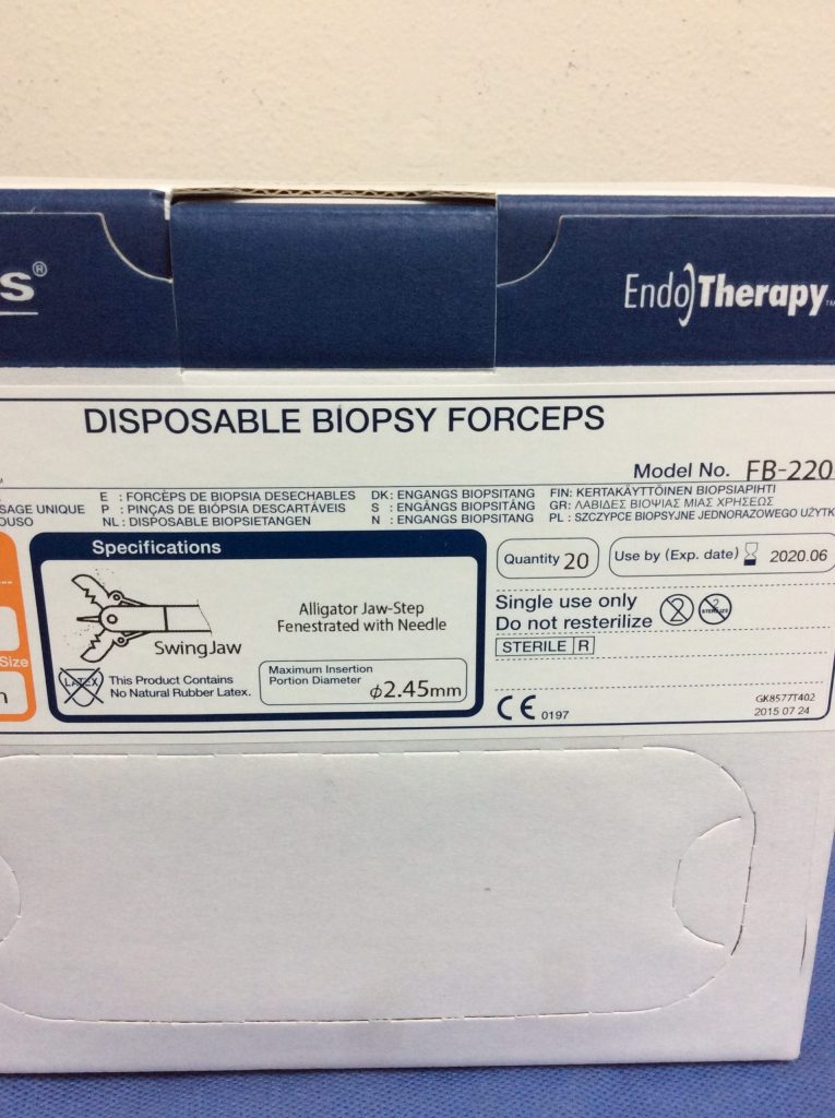 Olympus Disposable Biopsy Forceps (Swing Jaw) FB-220U