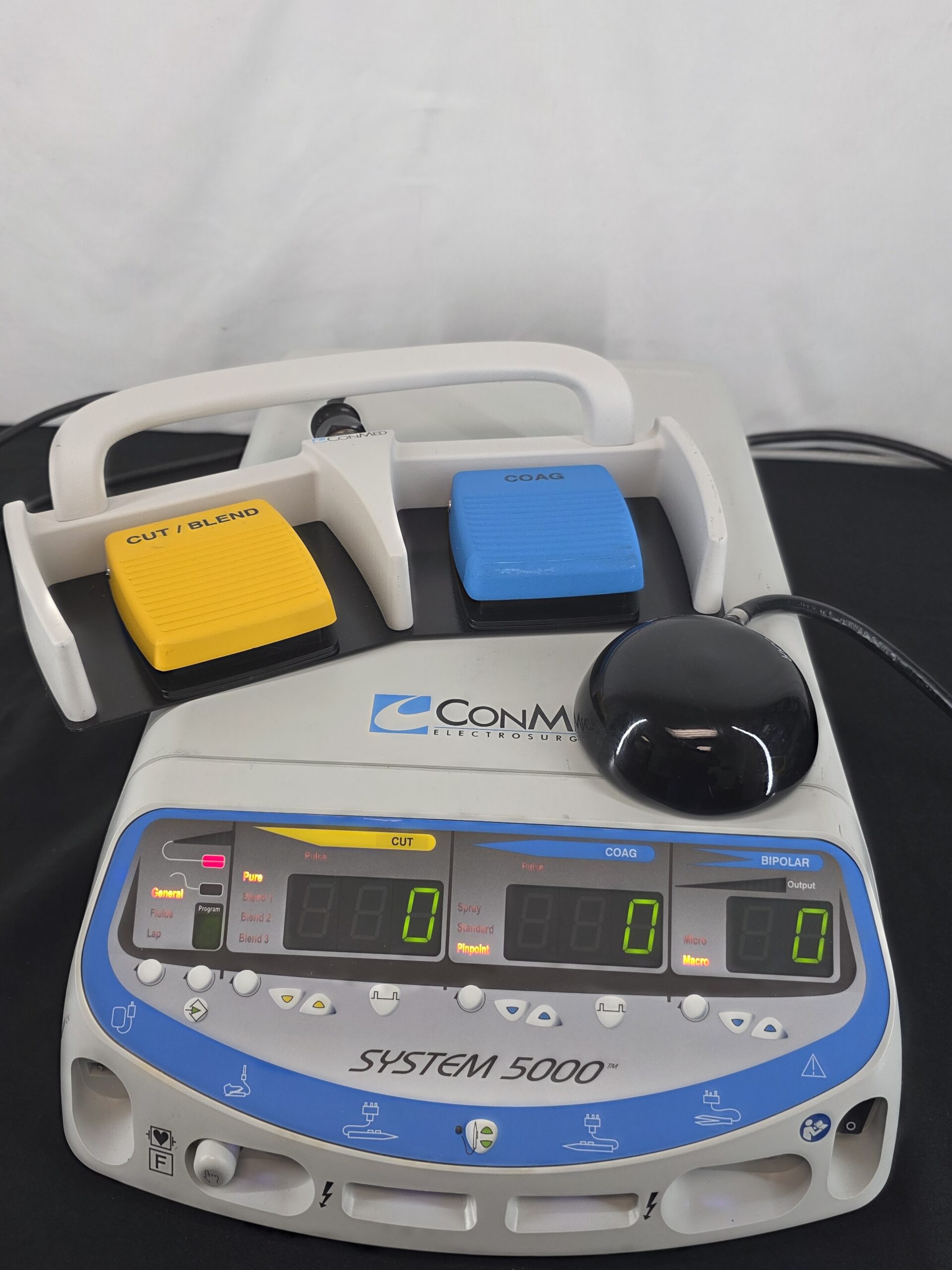 Conmed System 5000 ESU Mono Polar & Bipolar Foot Pedals