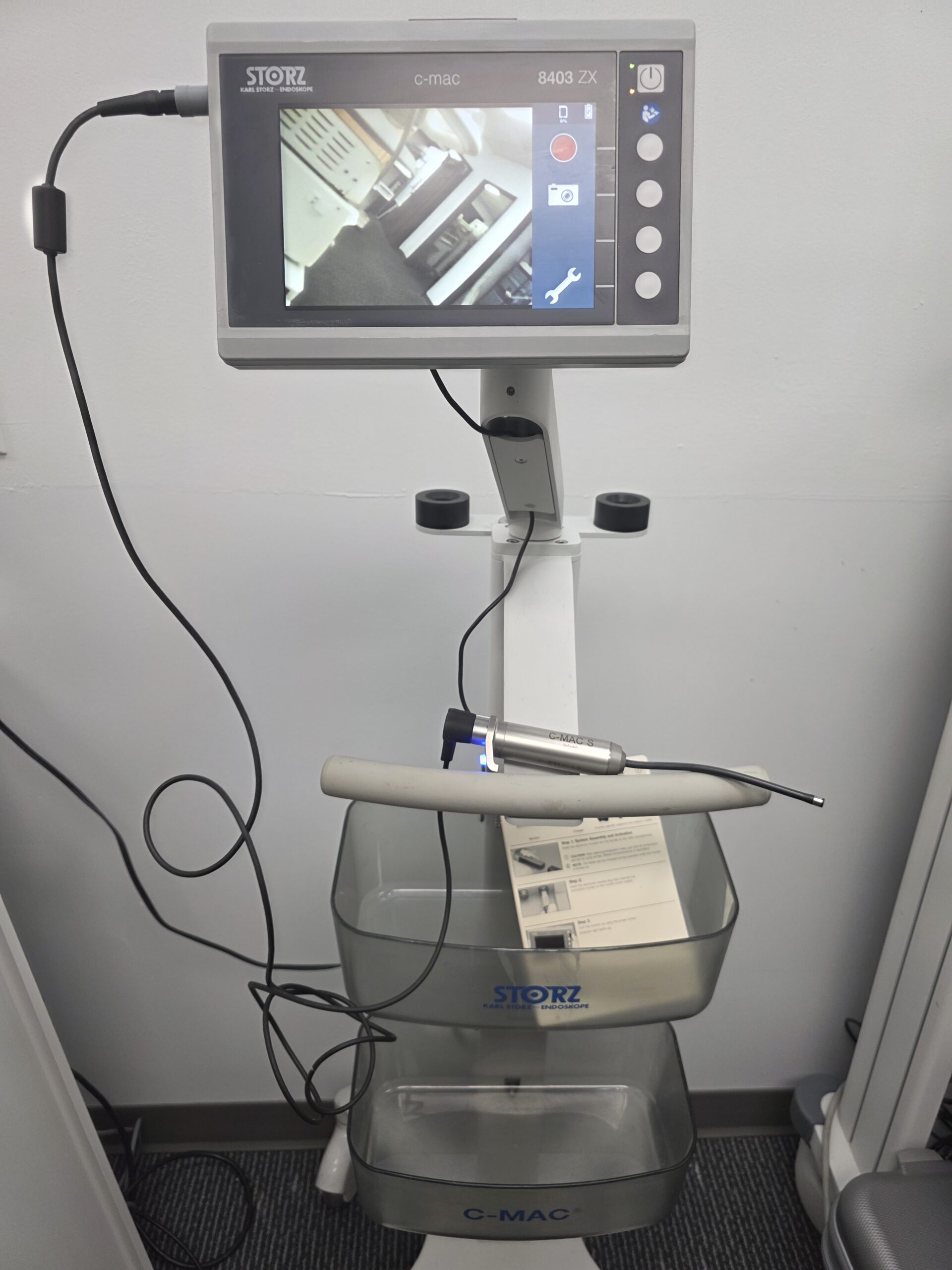 Karl Storz C-MAC 8403ZX Monitor, C-MAC S USB- Imager & Cart